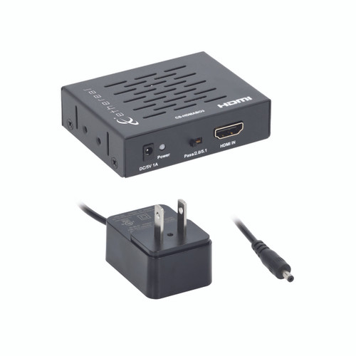 HDMI 2.0 AUDIO DE-EMBEDDER, OPTICAL, COAX, ANALOG (NO DOWNMIXING)