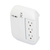 5-OUTLET 450J SURGE PROTECTOR WALL TAP WITH 2 USB 2.1A (WHITE)