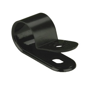 1/2-INCH CABLE CLAMPS, BLACK (100 PACK)
