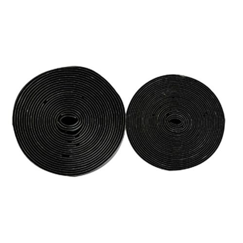 1 INCH HOOK AND LOOP FASTENING WRAP, BLACK (5-YARD ROLL)