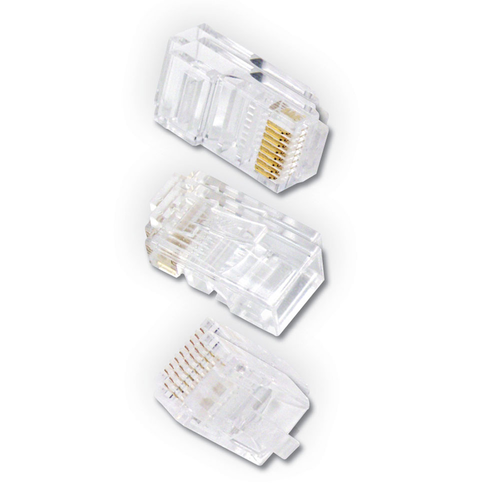 CAT5 8P8C RJ45 Crimp Connector Plugs (1000pc Bucket)