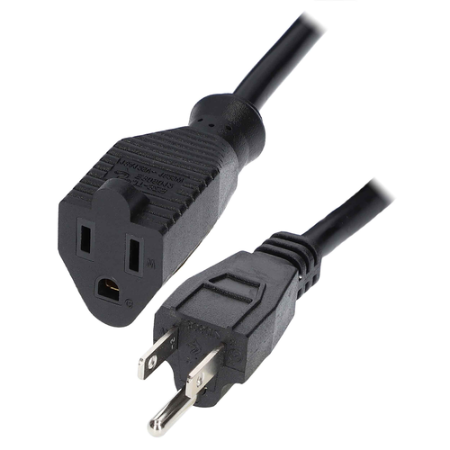 AC EXTENSION CABLE, 18 AWG (6FT)