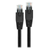 CAT6 SNAGLESS ETHERNET PATCH CABLE, BLACK, 15FT