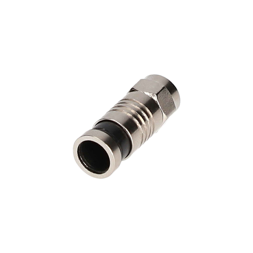 RG6Q F COMPRESSION CONNECTOR ZINC 100 PK