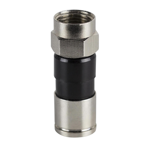 RG6Q F COMPRESSION CONNECTORS (50 PACK)