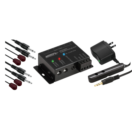 Infrared Repeater Kit, 1 Receiver Block & 4 Emitters US